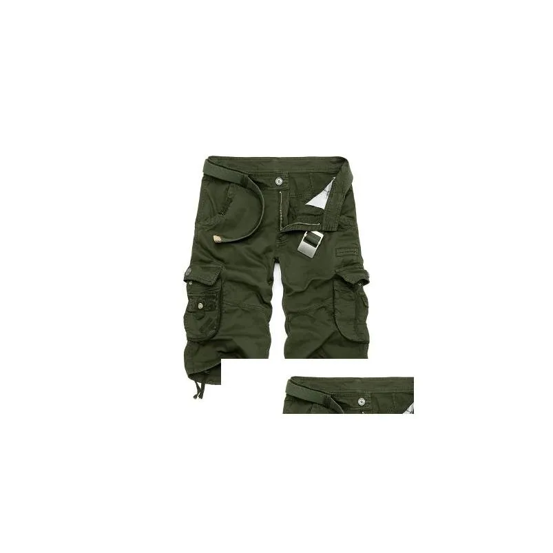 Men`S Pants Mens Military Cargo Brand New Army Camouflage Tactical Shorts Men Cotton Loose Work Casual Short Plus Size Q190427 Drop D Dhols