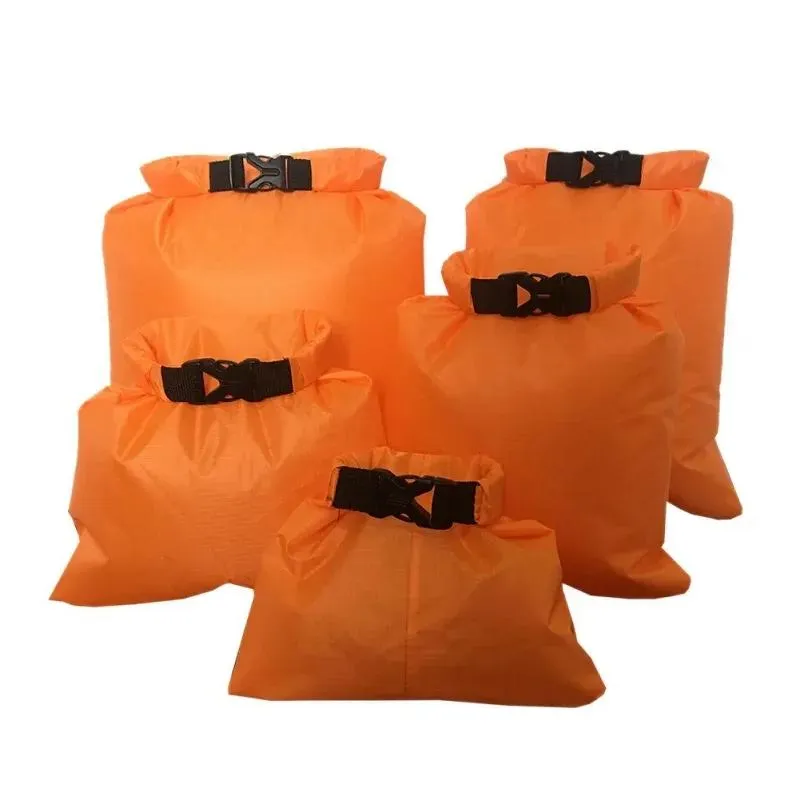 Bags 5pcs Waterproof Dry Bag Outdoor Beach Buckled Storage Sack Travel Drifting Swimming Snorkeling Bags Accessories