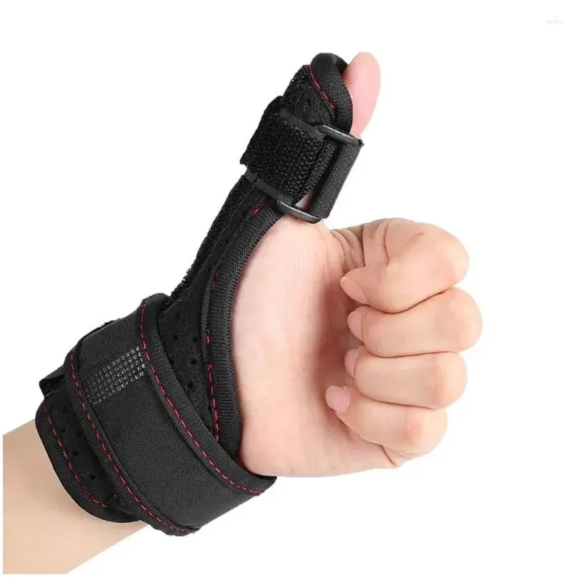 Wrist Support Composite Cloth Hand Brace Accessories Adjustable Aluminum Alloy Grey Black