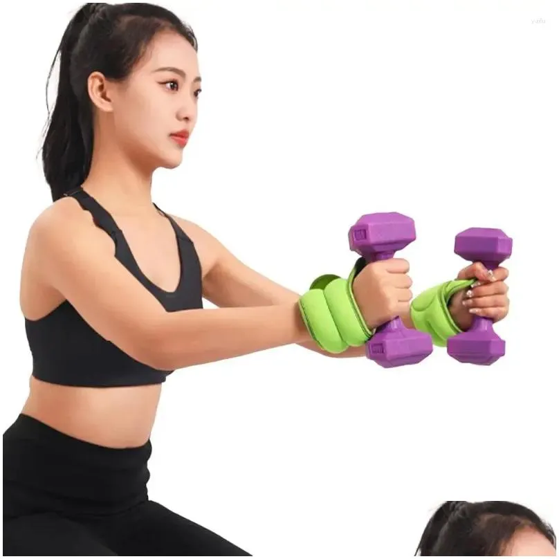 Wrist Support Adjustable Weights Waterproof Breathable Set With Thumb Loop For Strength Training Ergonomic Design Fitness