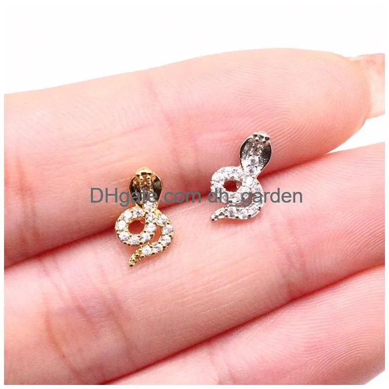 Beaded Nose Rings Mti Style Copper Inlaid Zircon Puncture Ring Jewelry Wholesal Drop Delivery Bracelets Dhgarden Dhkdf