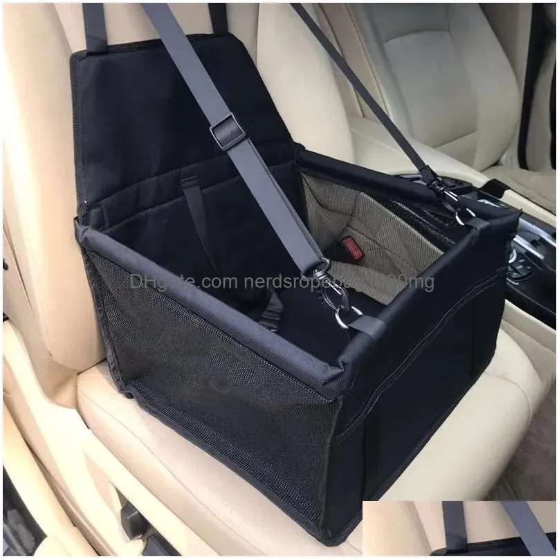 Dog Carrier Kangfeile Travel Car Seat Er Folding Hammock S Bag Carrying For Cats Dogs Transportin Perro Stoel Hond Drop Delivery Home Dhnmy