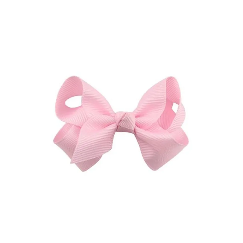 Hair Accessories 100 Pcs Korean 3 Inch Grosgrain Ribbon Hairbows Baby Girl With Clip Boutique Bows Hairpins Ties 238 K2 Drop Delivery Dhpiz