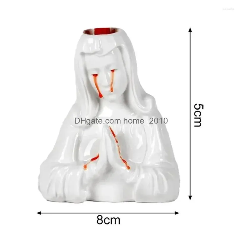 candle holders halloween holder crying mary nun nose bleed candlestick horror boy eleven centerpiece home decor