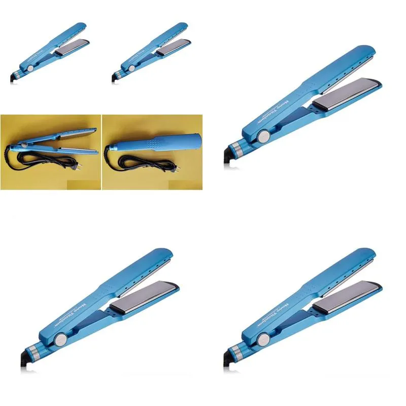 1 3/4 Professional women Fast Hair Straighteners hair`s Iron flat iron nano titanium 450F temperature Plate EU/US plug