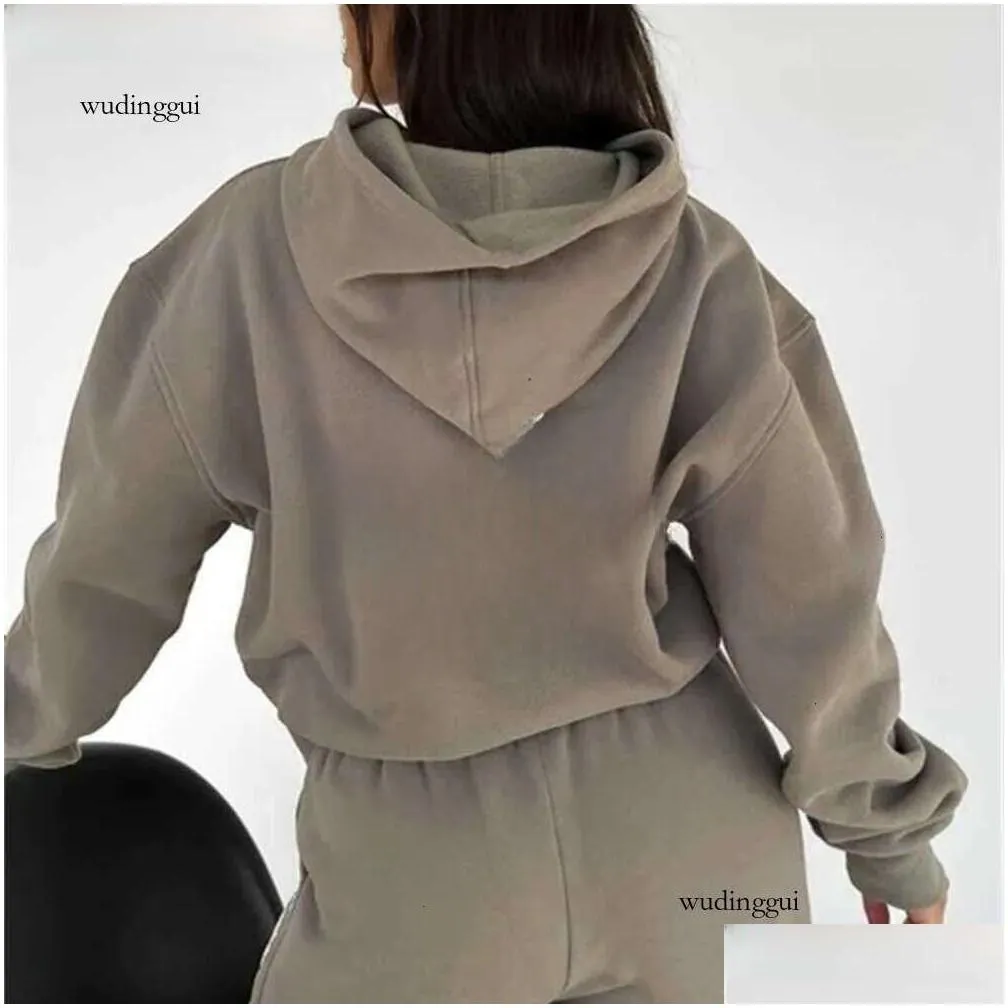 white foxx Hoodie Tracksuit Sets Clothing Set Women Spring Autumn Winter New Hoodie Set Fashionable Sporty Long Sleeved Pullover Hooded 4