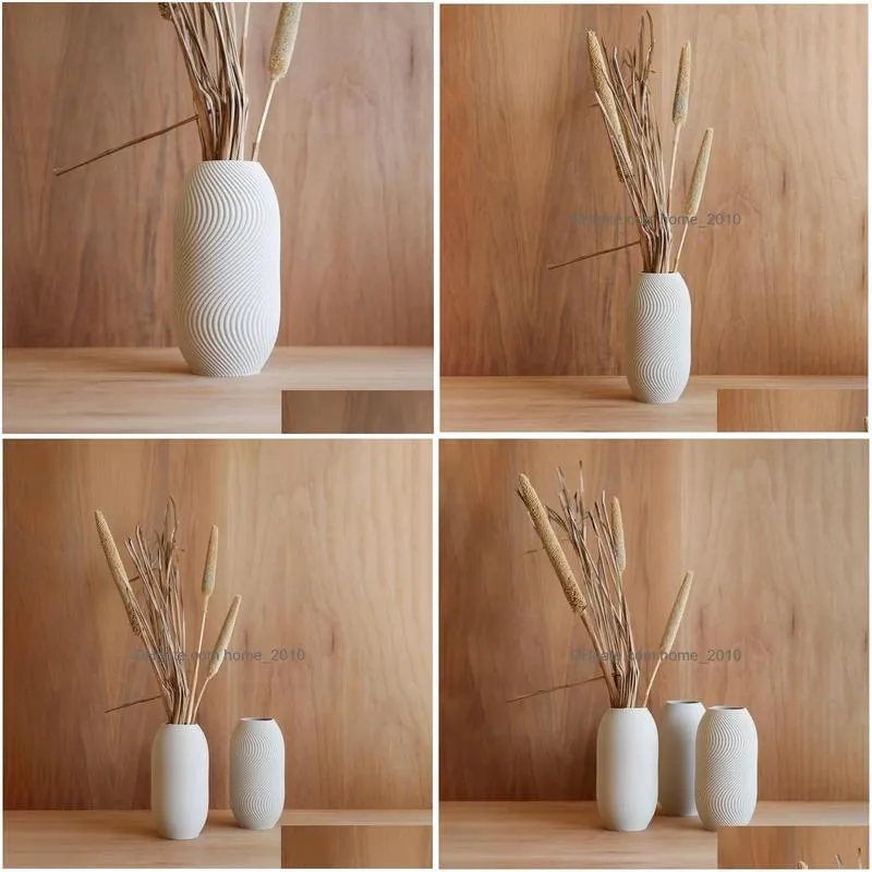 a simple white mist vase would be ideal for dry flowers.