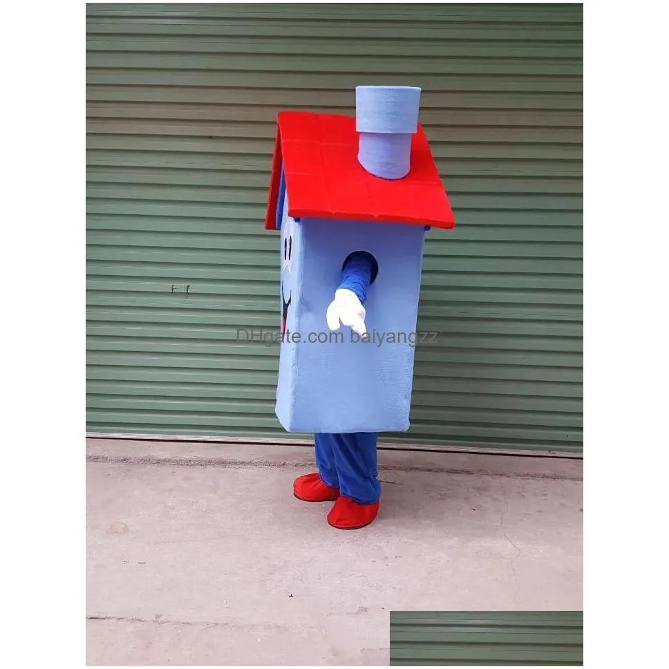 Mascot 2024 Factory Sale Lovely House Cartoon Doll Costume Drop Delivery Apparel Costumes Dh7C5