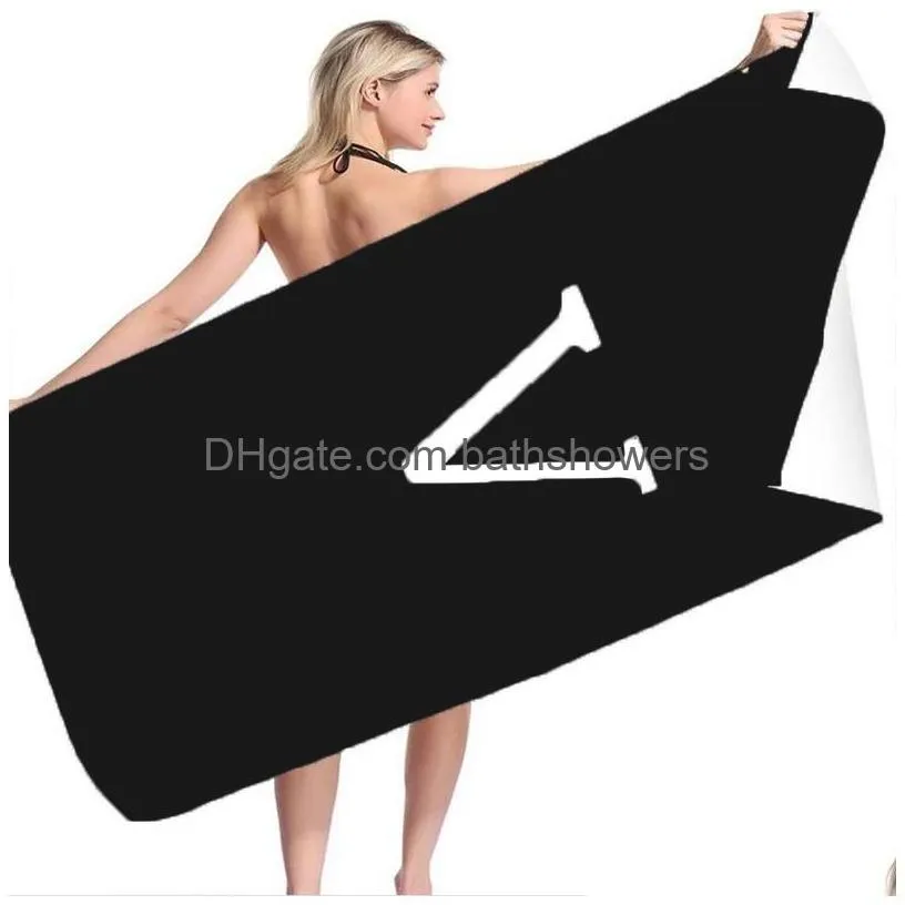 Towel Big Brand Bath Fashion Beach Swimming And Running Water Absorption Sand Prevention Couples Sweat Wi Drop Delivery Dhr5V