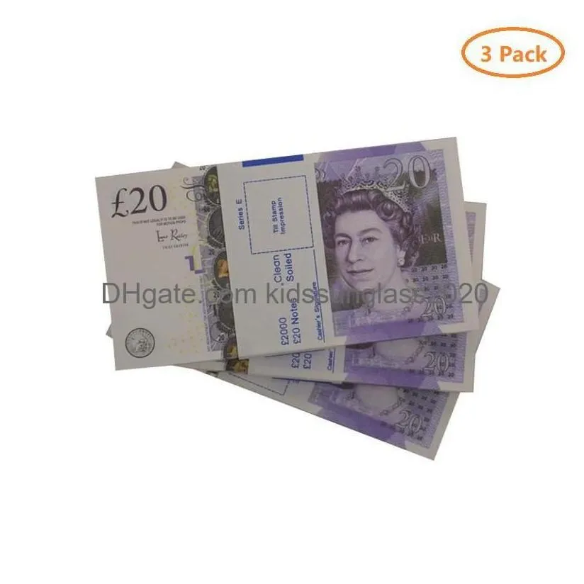 Halloween Supplies Prop 10 20 50 100 Fake Banknotes Movie Copy Money Faux Billet Euro Play Collection And Gifts219A Drop Delivery To Dhyln