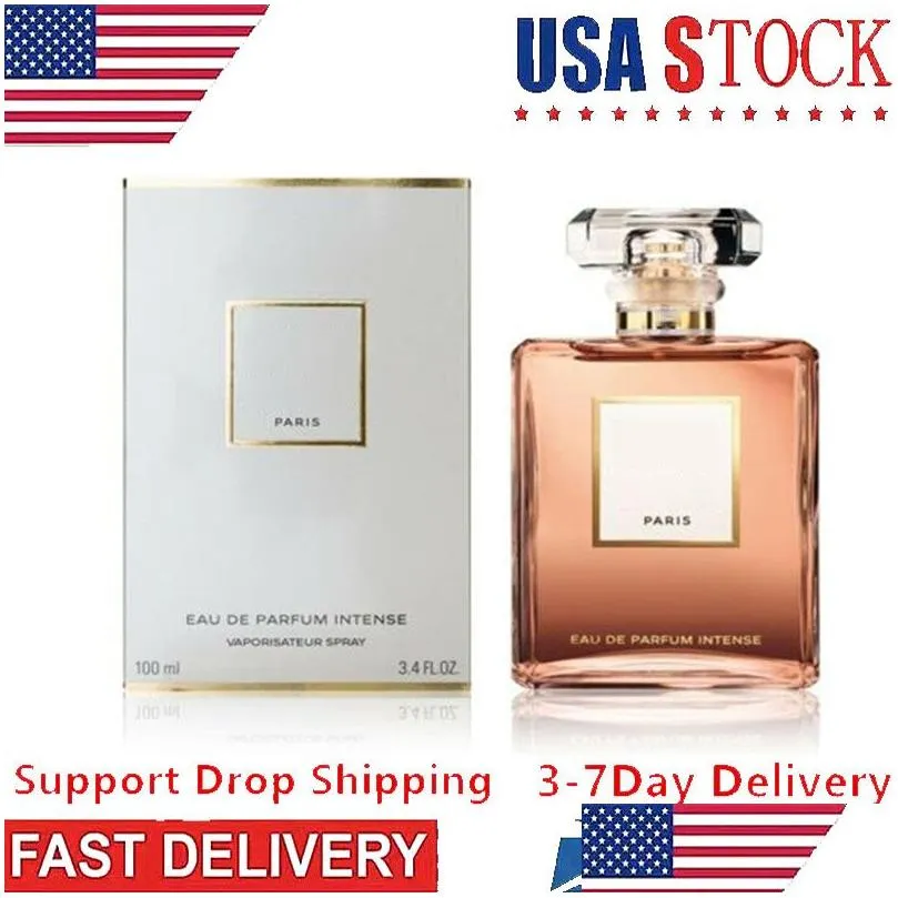 Free Shipping To The US In 3-7 Days Mademoiselle Intense Eau De Perfume 100ML Woman Perfume Elegant and Charming Fragrance Spray Oriental Floral