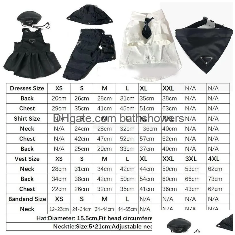 Designer Dog Clothes Winter Coat Warm Apparel Waterproof Windproof Pet Vest Cold Weather Puppy Jacket With Hats For Small Medium Larg Dhsux