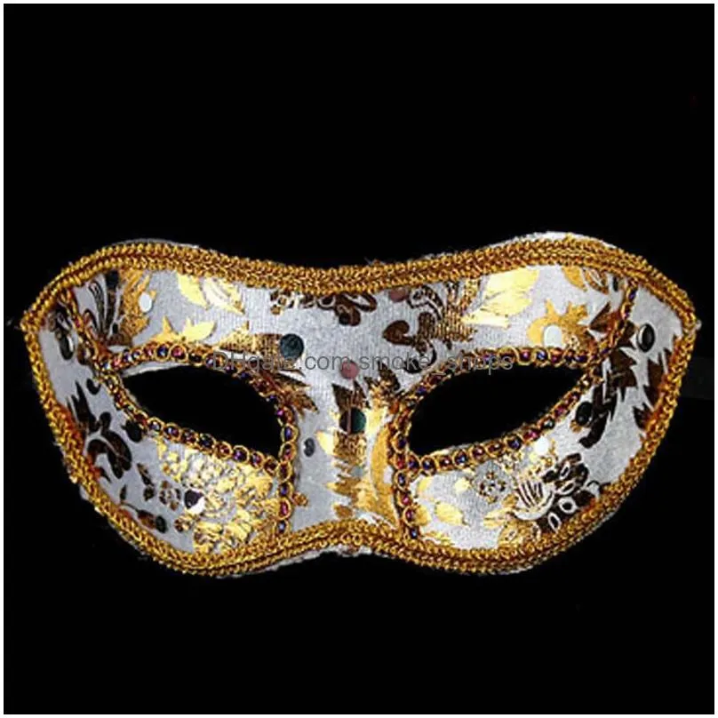 party masks 20pcs man men venetian lace sequin eye mask costume prince masquerade christmas wedding birthday halloween 230802