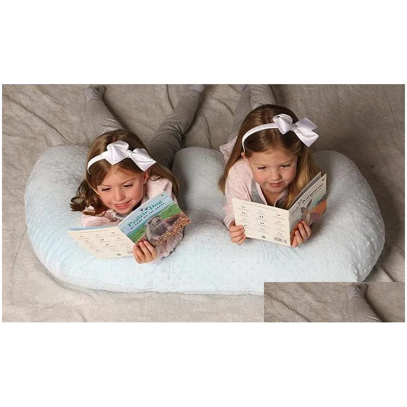 Pillows Antispitting Feeding Pillow Twin Baby Nest Cushions Nursing Breastfeeding 230531 Drop Delivery Dhoik
