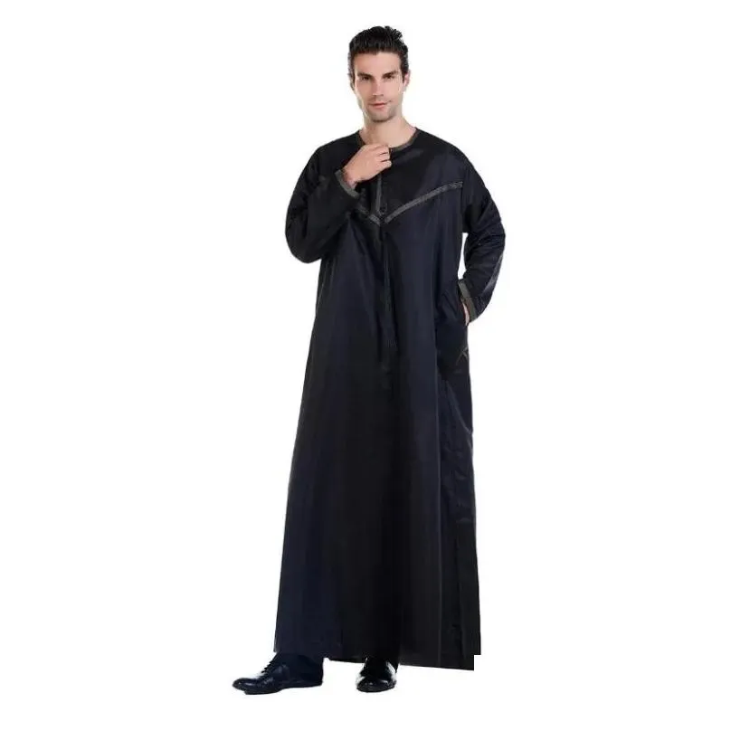 Ethnic Clothing Kaftan For Muslim Clothes Jubba Saudi Men Dress Arabe Islamic Man Abaya Morocco Jellabiya Dubai Djelaba Moslim Sets