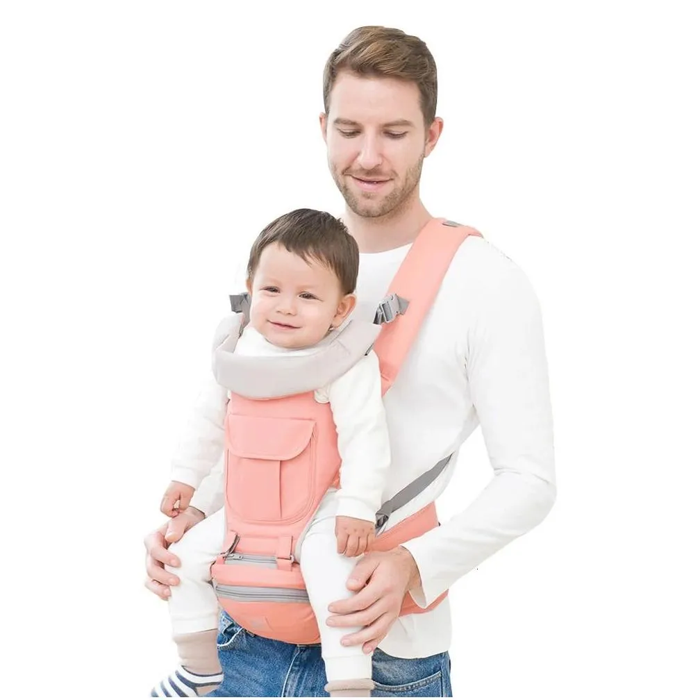 s Slings Backpacks Ergonomic Baby Infant Adjustable Hipseat Sling Front Facing Travel Activity Gear Kangaroo Baby Wrap For 0-24 Months