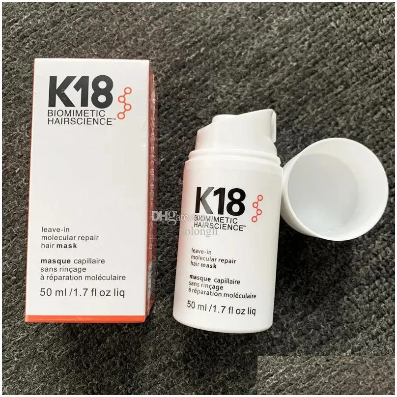 K18 Leave-In Repair Hair Mask Molecular Repair Treatment to Repair Dry or Damaged 50ml 4 Minutes to Reverse Hair Damage