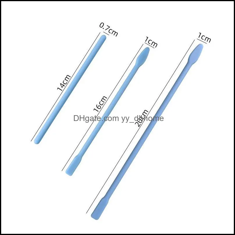 Other Sile Stir Stick Epoxy Resin Sticks Jewelry Tools For Mixing Arts Crafts Facial Mask Stirring Rods 20Cm 16Cm 14Cm Drop Dhgarden Dhv9A