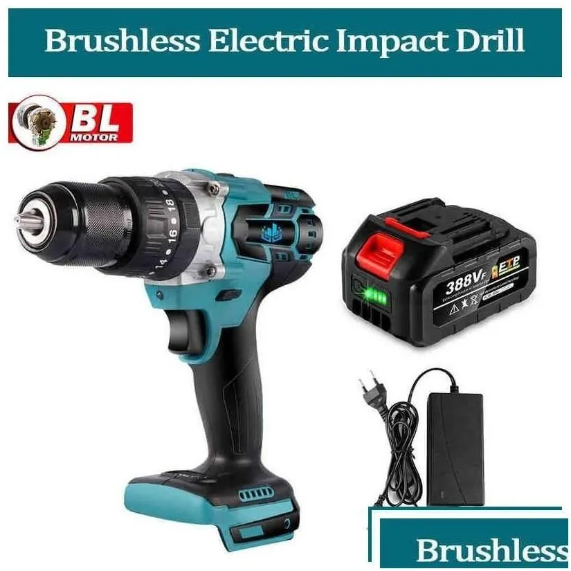 power tool sets brushless electric impact wrench /angle grinder/ hammer/electric blower/reciprocating chain saw series bare tools dr d