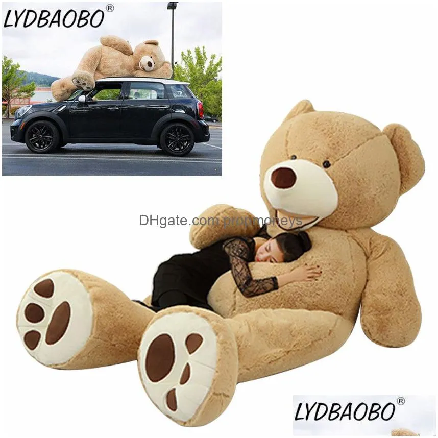 Stuffed & Plush Animals 1Pc 100Cm Bear Skinselling Toy Big Size American Nt Teddy Coat Factory Price Birthday Valentines Gifts For Gir Dhhda