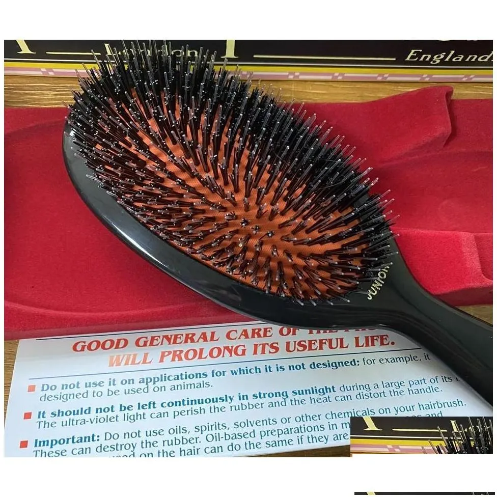 Hair Brushes Mason Bn2 Pocket Bristle And Nylon Brush Soft Cushion Superiorgrade Boar Bristles Comb With Gift Box244K5431564 Drop Deli