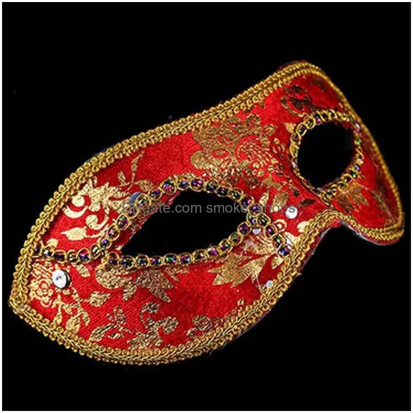 party masks 20pcs man men venetian lace sequin eye mask costume prince masquerade christmas wedding birthday halloween 230802