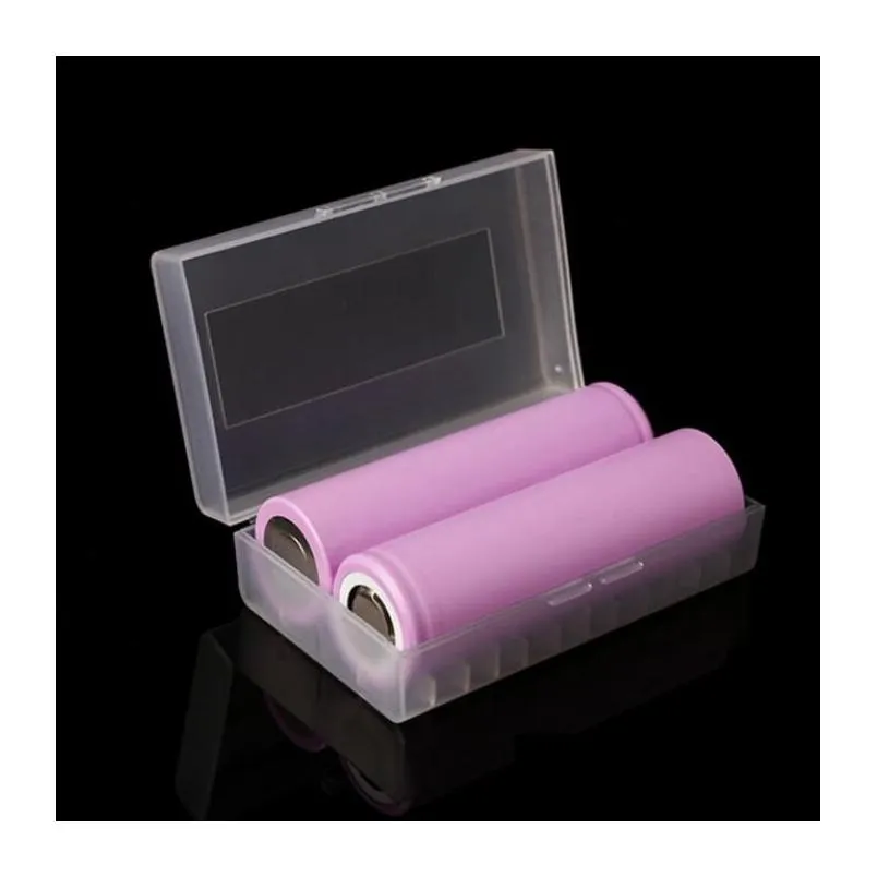 20700 21700 Battery Case Boxes Safety Holder Storage Container Plastic Portable Case fit 2*20700 or 2*21700 Batteries