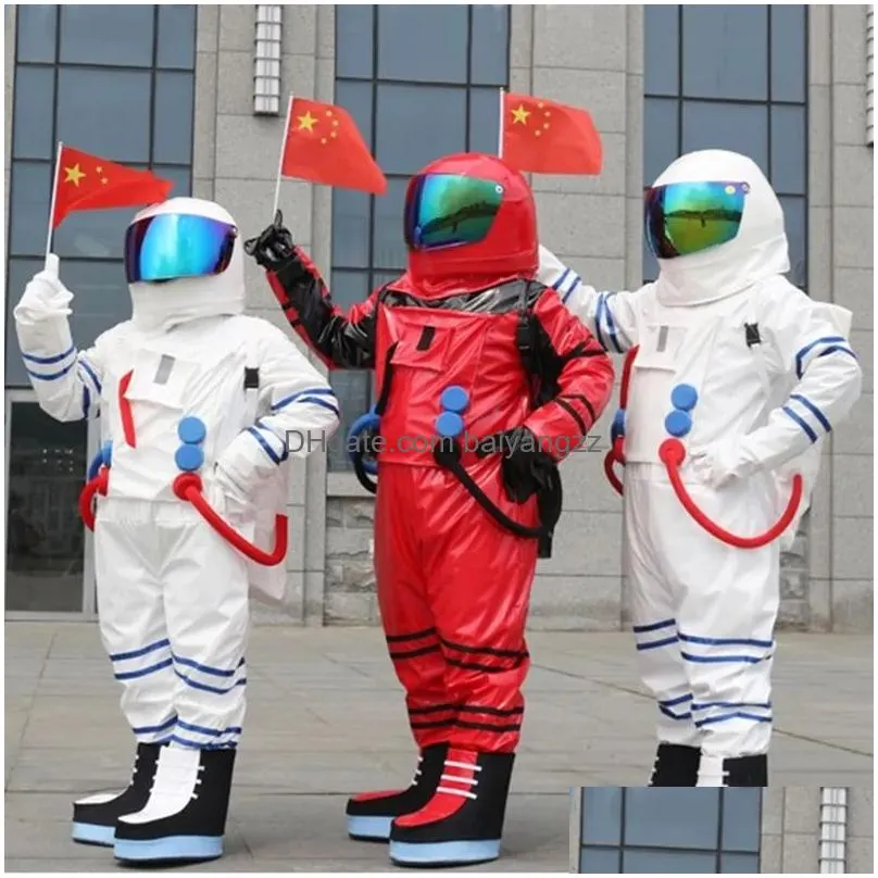 Mascot 2024 Factory Sale Space Suit Costume Astronaut With Backpack Logo Glove Shoes Adt Size Drop Delivery Apparel Costumes Dhpzr