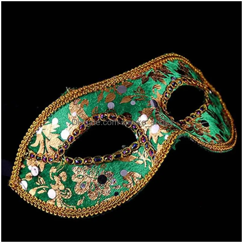 party masks 20pcs man men venetian lace sequin eye mask costume prince masquerade christmas wedding birthday halloween 230802