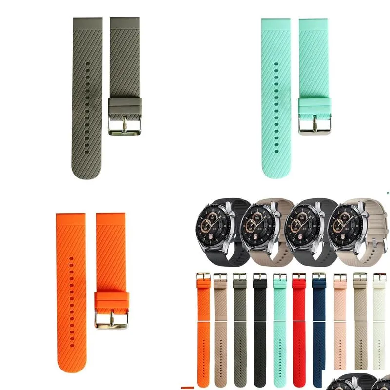 22mm Strap For Dizo Watch D R Talk/ Watch2 Sports Watchbands For Oneplus Watch Strap For One Plus Watch Sport Silicone Bracelet