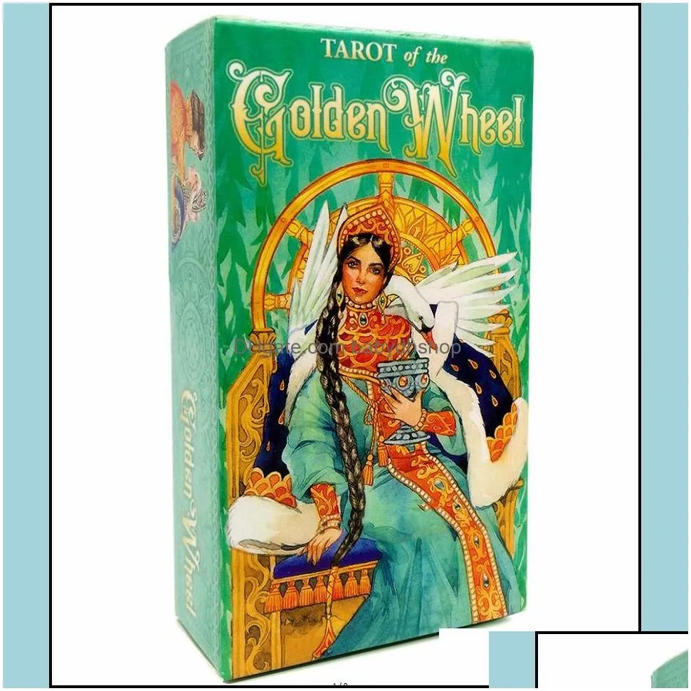 Gun Toys Card Games Tarot Cards Fortune Telling Game Oracle Golden Art Nouveau The Green Witch Celtic Thelma Steampunk Board Deck Whol Dhshe