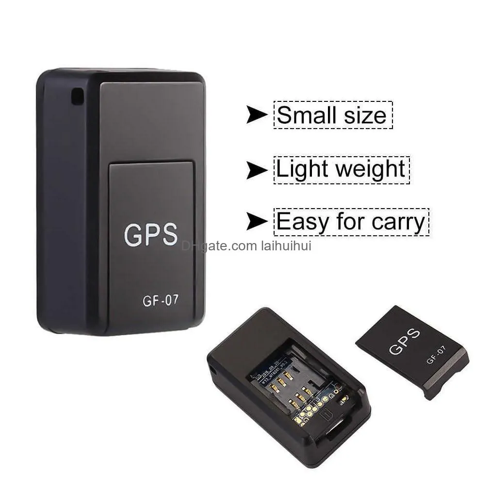  mini gf-07 gps long standby magnetic with sos tracking device locator for vehicle car person pet location tracker system arrive