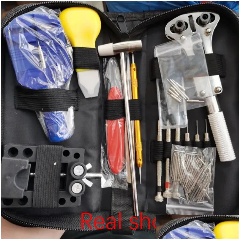 Repair Tools & Kits 147Pcs Watch Tool Kit Watchmaker Link Pin Case Opener Spring Bar Horlogemaker Gereedschap Nh35 Clock Set Drop Del Dhia1