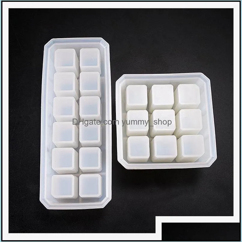 Molds Diy Epoxy Storage Box Sile Mold 9 12 Grid Rec Boxes Case Resin Jewelly Accessories Holder Making Drop Delivery Jewelry Dhgarden Dhe56
