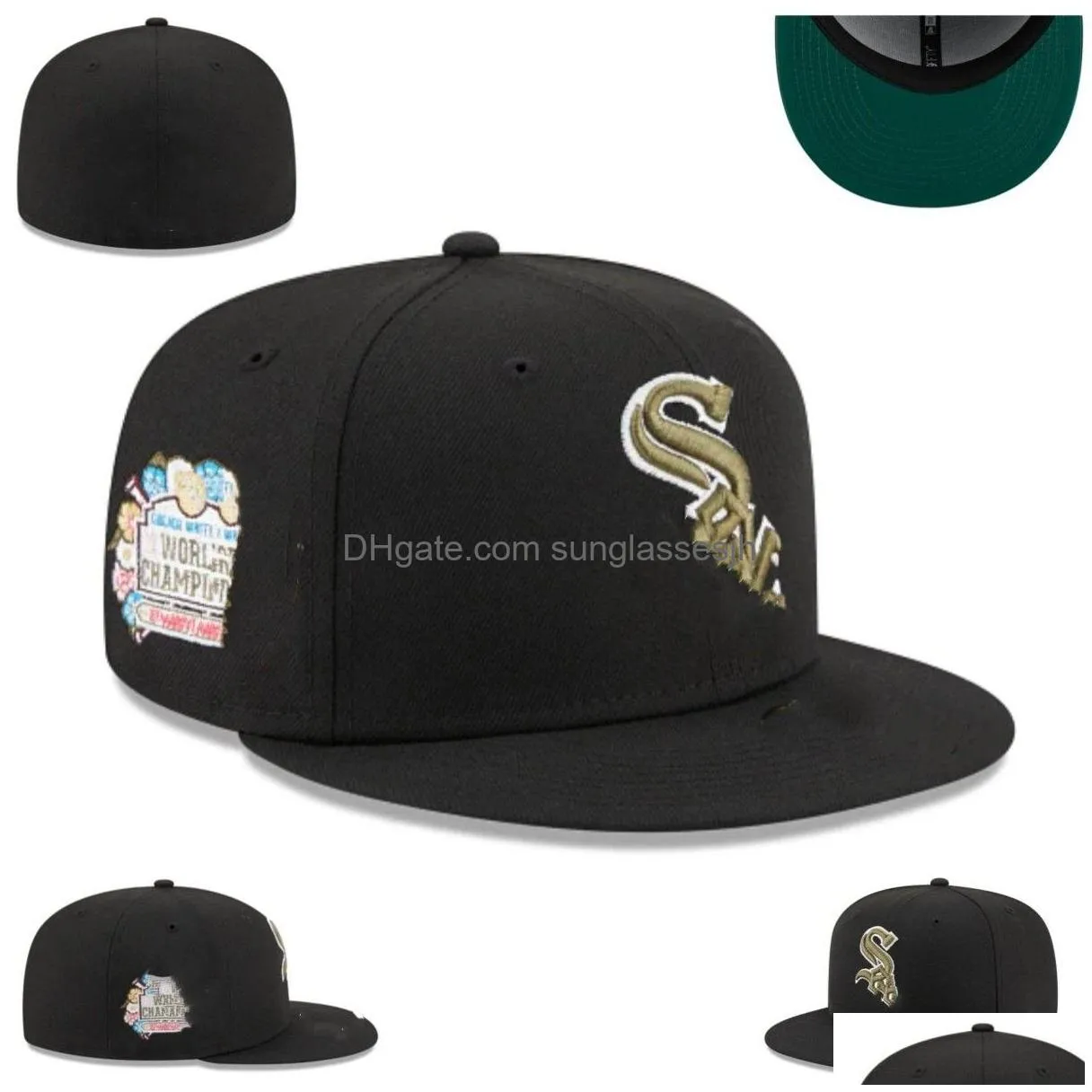 Ball Caps Designer Hats Fitted Arrival Baseball Hat All Teams Logo Adt Cotton Flat Embroidery Men Snapbacks Athletic Street Outdoor Dhkjf