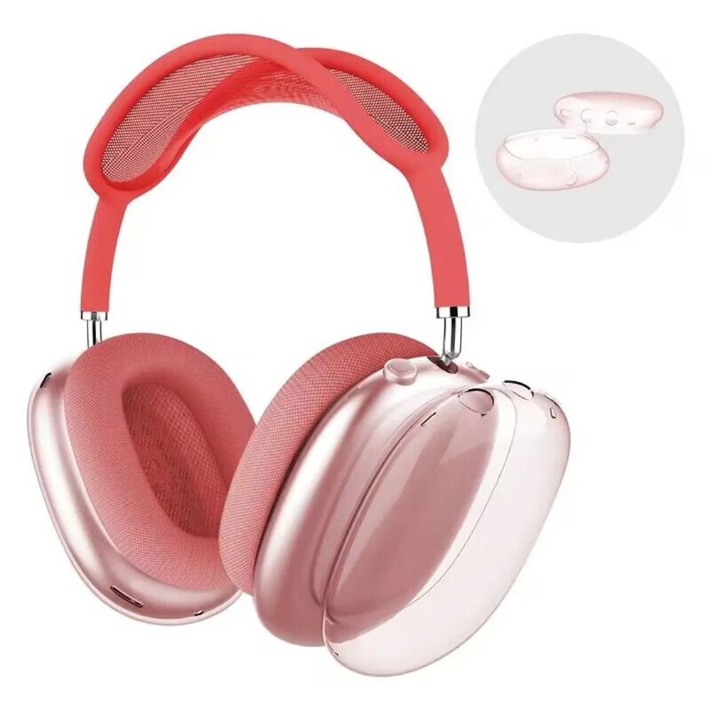 For  Max Headphone Cushions Accessories Solid Silicone High Custom Waterproof Protective plastic Headphone Travel Case