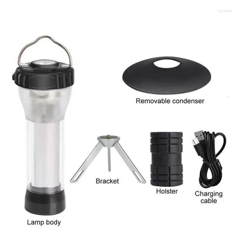 Portable Lanterns 1 PCS Multifunctional Camping Light Outdoor Lantern With Magnetic Emergency