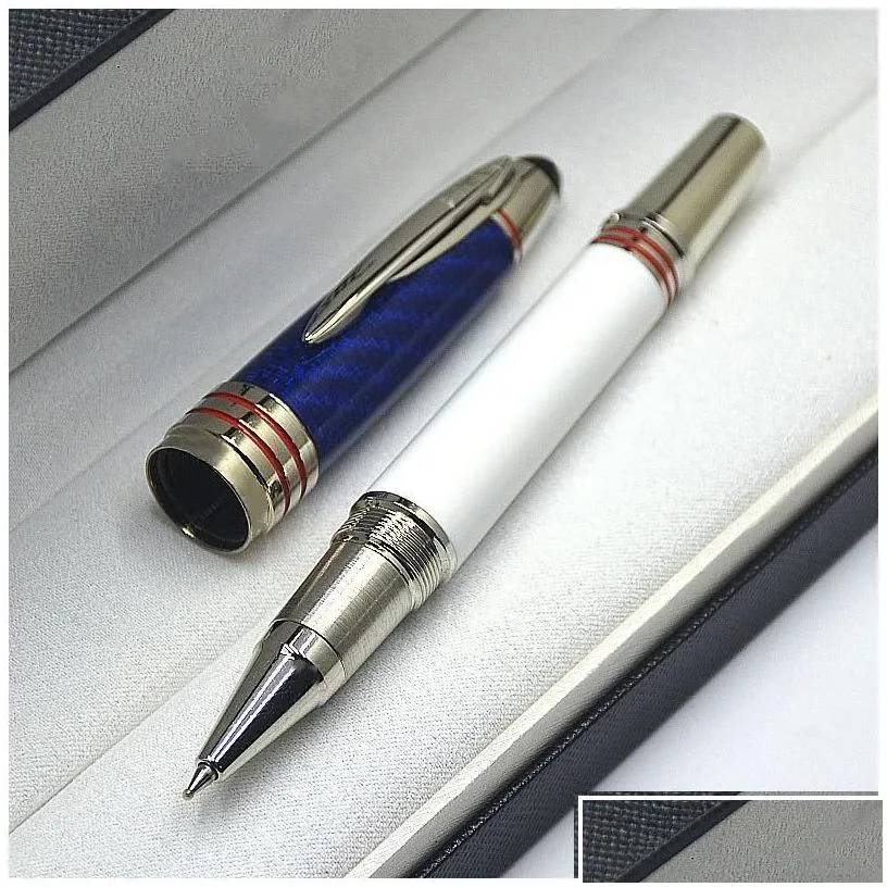 wholesale Ballpoint Pens Wholesale Top Luxury Jfk Pen Limited Edition John F. Kennedy Carbon Fiber Rollerball Fountain Writing Office School S
