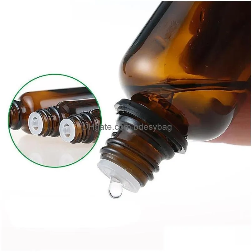 Packing Bottles Wholesale Glass For Essential Oils Dropper Vials With Orifice Cap Aromatherapy Per Samples Diy Supplies Tool Drop Deli Dh0Wj