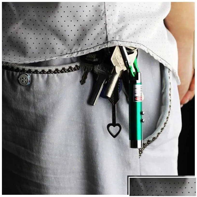 keychains lanyards mini 3in1 led laser light pointers pointer key chain flashlights torch flashlight money detector lights drop de