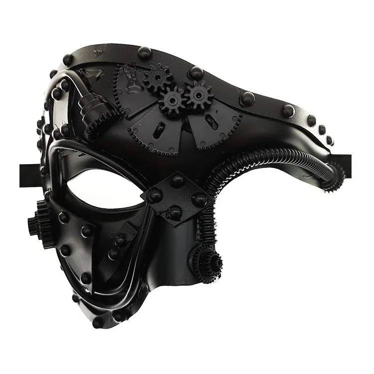 Party Masks One Eye Mask Masquerade Halloween Carnival Steam Cyberpunk 230922