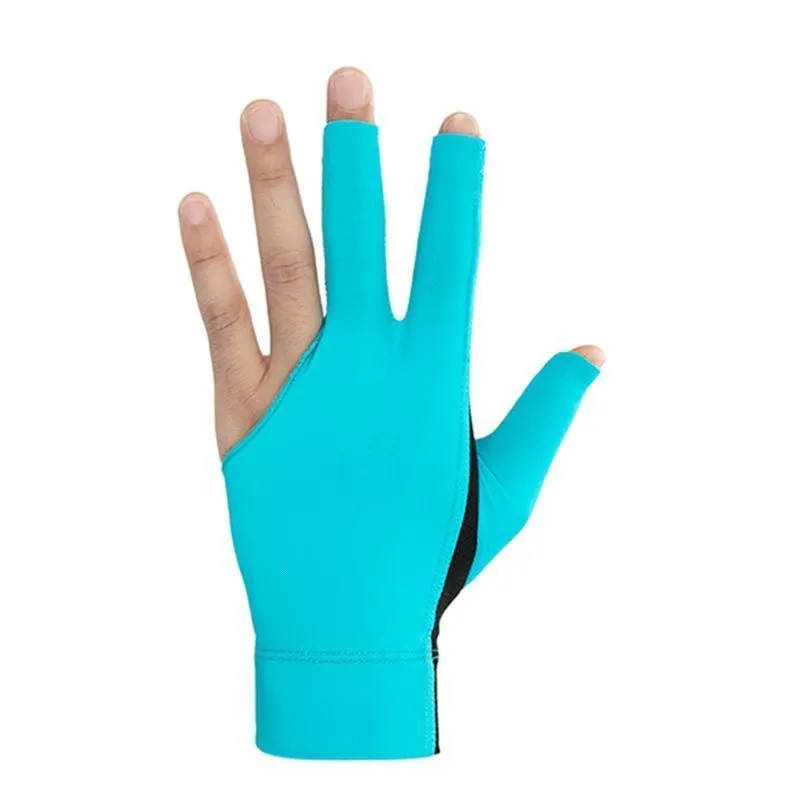 Billiard Accessories Pool Gloves Left Right Hand 3 Fingers Breathable Billiards Glove For Snooker Cue Sport Man Woman Elastic Nylon