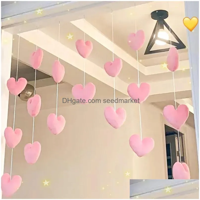 curtains heart decor curtains novelty curtains window living room curtain divider string home decorations curtain beadstassel door