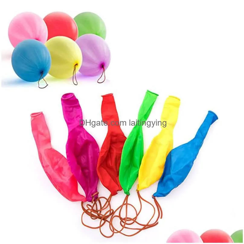 latex balloons colour punch balloon for children fitness interesting toy various colors thickening without pump 6g 8g 10g ba71 q2