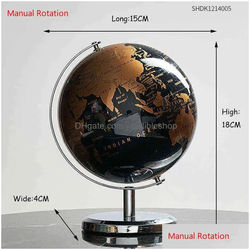 rotating student globe geography educational decoration learn large world earth map teaching aids home 2201124277871