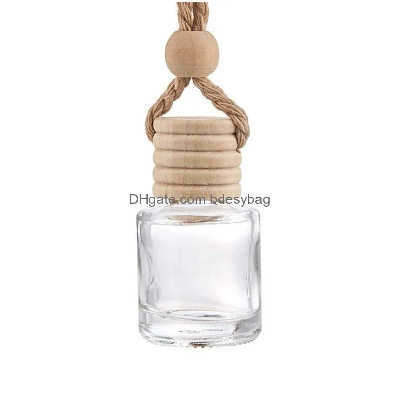Essential Oils Diffusers Car Per Bottle Pendant Ornament Containers For Diffuser Fragrance Empty Glass Bottles Package Drop Delivery H Dhz40