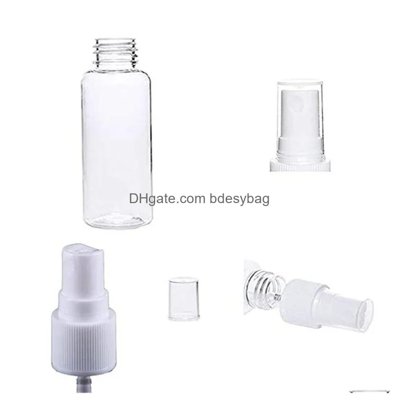 Packing Bottles Wholesale 5Ml 10Ml 20Ml 30Ml 50Ml 60Ml 80Ml 100Ml 120Ml Refillable Fine Mist Spray Bottle Per Sprayer Cosmetic Atomize Dh1It