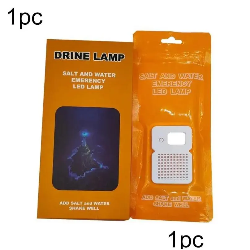 Portable Lanterns Outdoor Camping Lamp Salt Water LED Emergency For Night Fishing Energy Saving Travel Suppli S3F2
