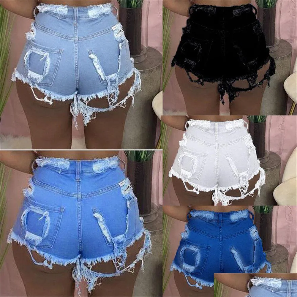 2023 Designer Summer jeans Women Denim Shorts Plus size 3XL Fashion Ripped Vantage Short Pants Wholesale Summer Clothes Casual Trendy Washed Overalls Bulk