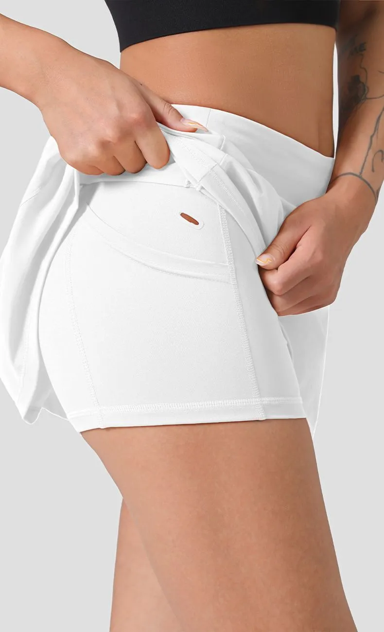 Women Yoga Tennis Pace Rival Skirt Pleated Gym Clothes Skirts Yogas White Vestidos Above Knee Ball Gown Casual Designer Skirt Sport Running Fitness Golf Pants